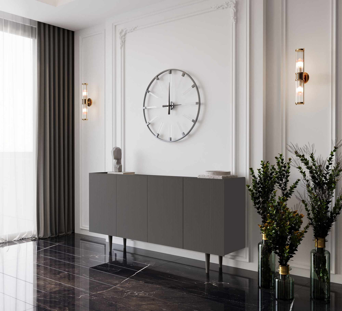 Κονσόλα Μπουφές 160x60x40 εκ Γκρι 280MBR1074