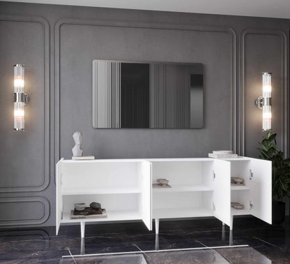 Κονσόλα Μπουφές 180x60x40 εκ Λευκό 280MBR1077