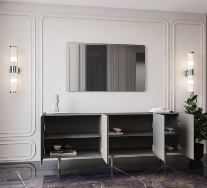Κονσόλα Μπουφές 180x60x40 εκ Γκρι 280MBR1078