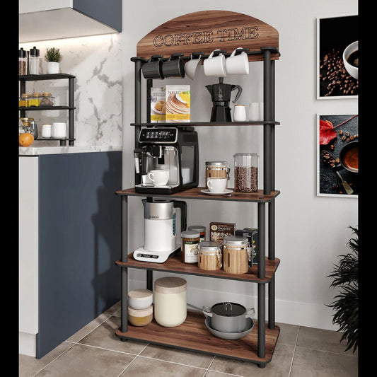 Ράφι Κουζίνας Βοηθητικό Ντουλάπι Βάση Καφέ