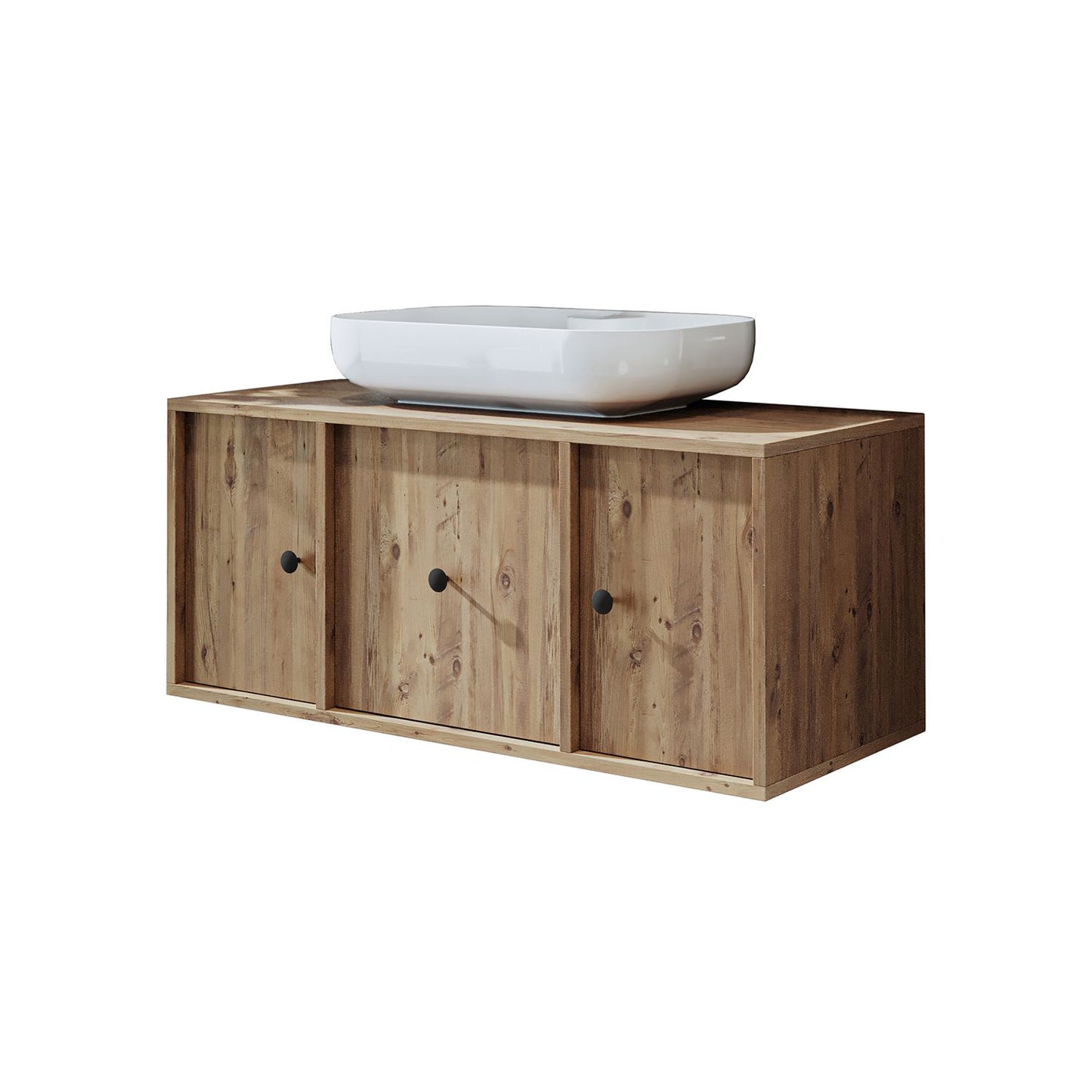 Έπιπλο Μπάνιου με Νιπτήρα σε χρώμα Πεύκο Atlantic, 283VLN1169.