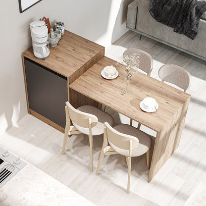Τραπέζι Κουζίνας Νησίδα Πεύκο Ανθρακί 160x85x60 εκ 283VLN1395