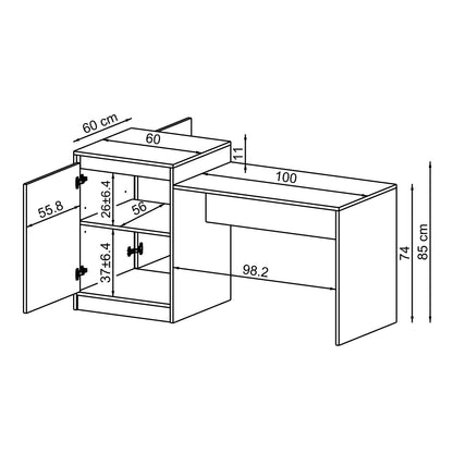 Τραπέζι Κουζίνας Νησίδα Πεύκο 160x85x60 εκ 283VLN1398