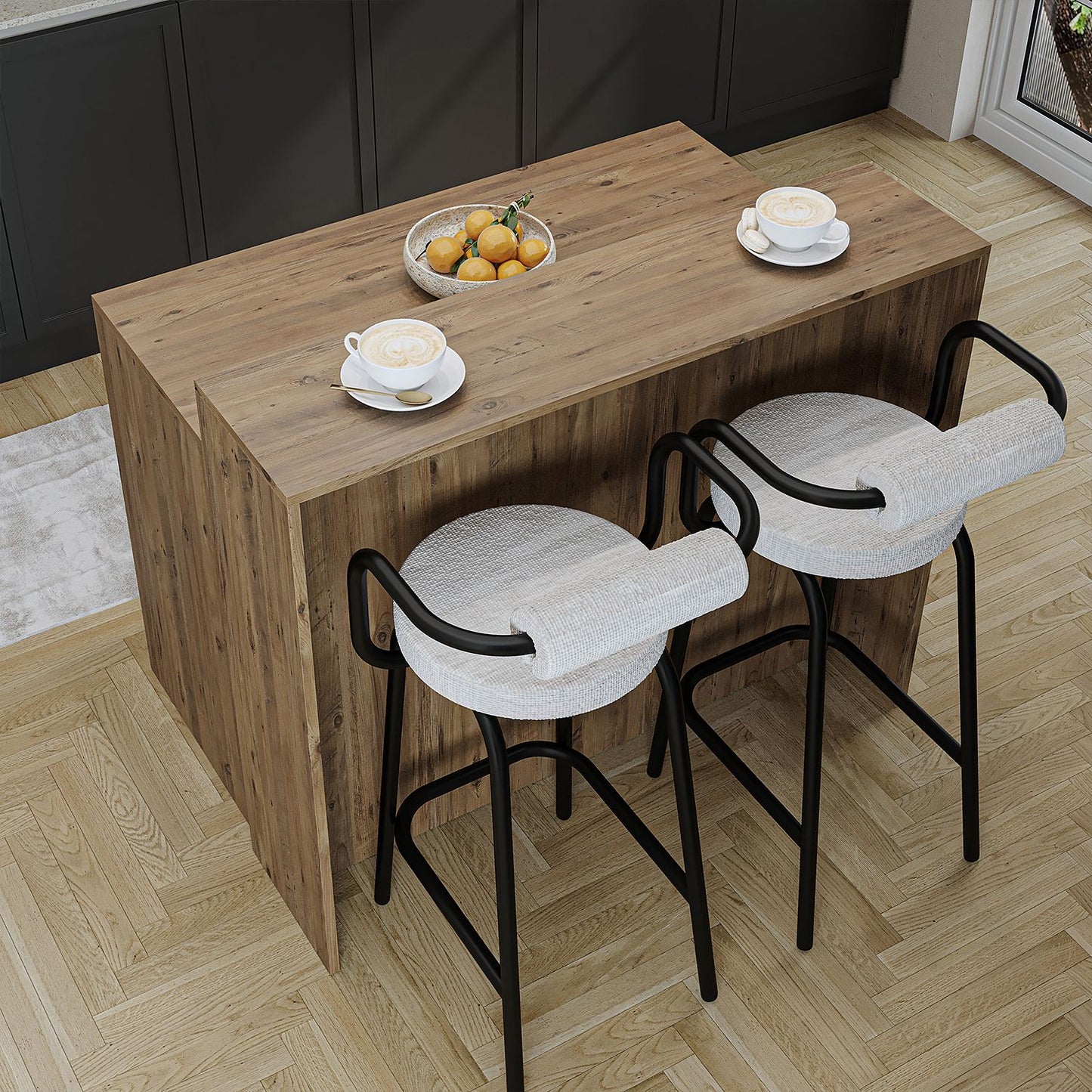 Τραπέζι Κουζίνας Νησίδα Πεύκο 120x100x80 εκ 283VLN1399