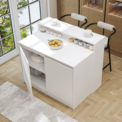 Τραπέζι Κουζίνας Νησίδα λευκό 120x100x80 εκ 283VLN1400
