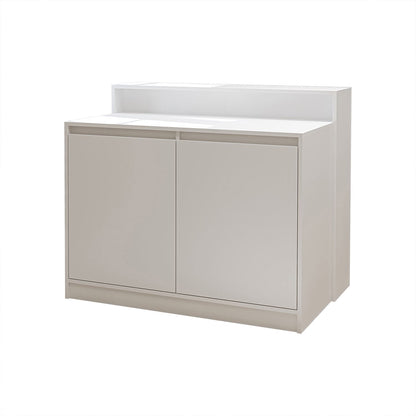 Τραπέζι Κουζίνας Νησίδα λευκό 120x100x80 εκ 283VLN1400