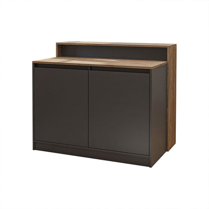 Τραπέζι Κουζίνας Νησίδα Πεύκο Ανθρακί 120x100x80 εκ 283VLN1401