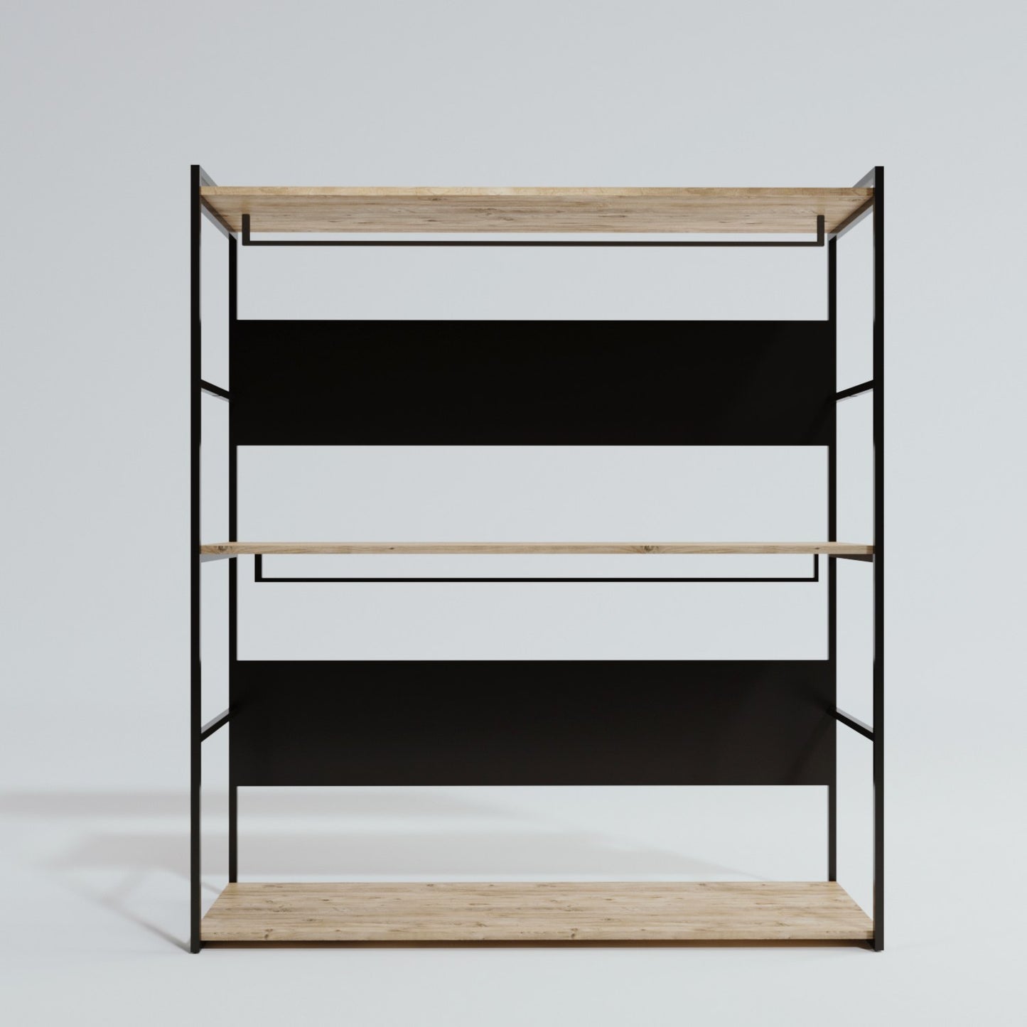 Ντουλάπα 160x170x40 εκ Oak Black 285LCV1215