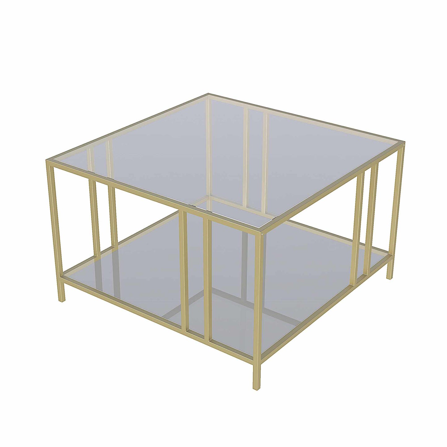 Τραπεζάκι Σαλονιού Χρυσό 75 x 45 x 75 εκ. 298SLC1170