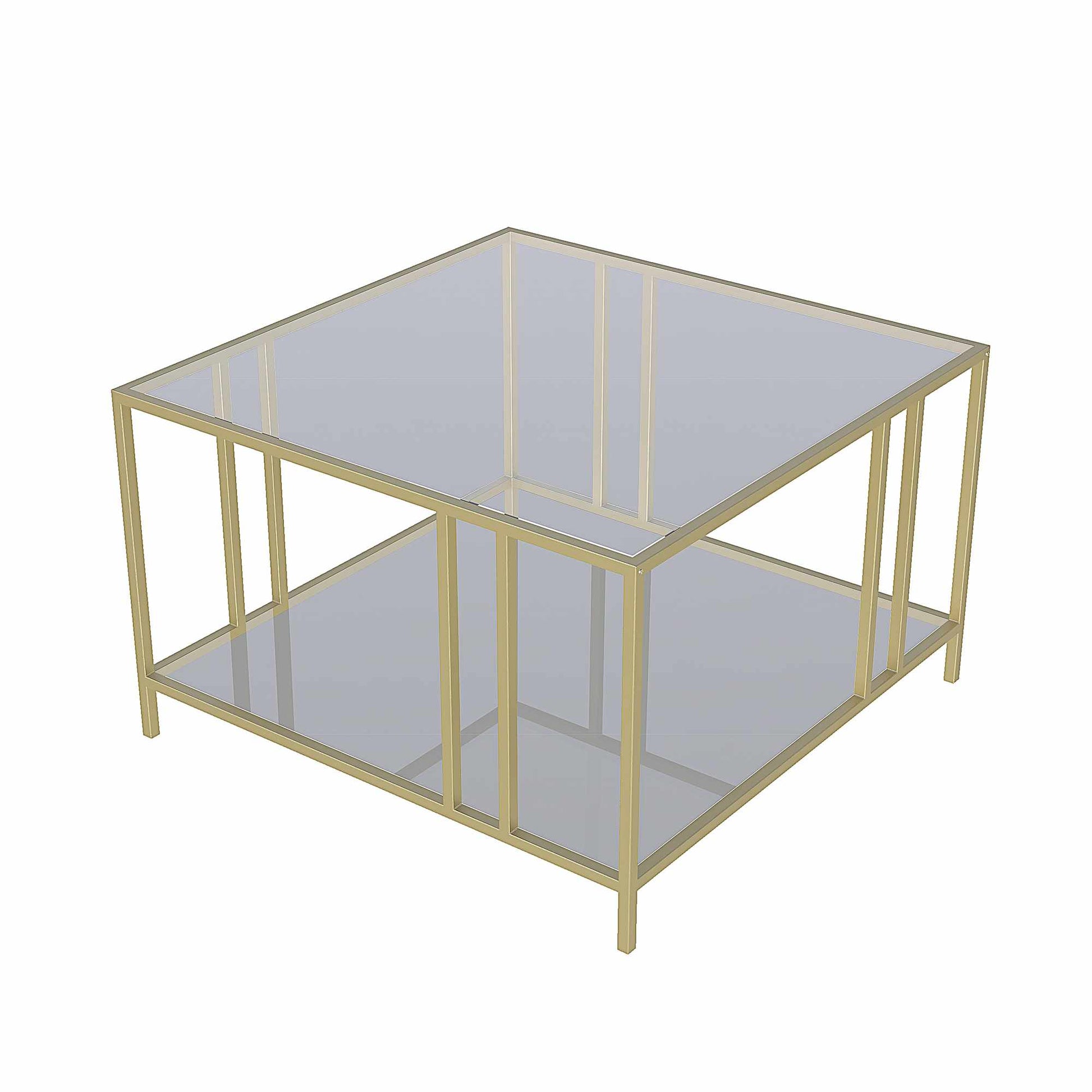 Τραπεζάκι Σαλονιού Χρυσό 75 x 45 x 75 εκ. 298SLC1170