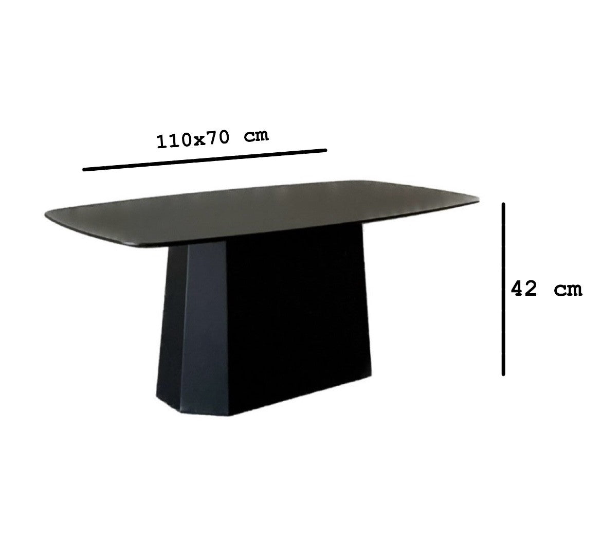 Τραπεζάκι Σαλονιού Μαύρο 100 x 54 x 42 εκ GR313RTX1107