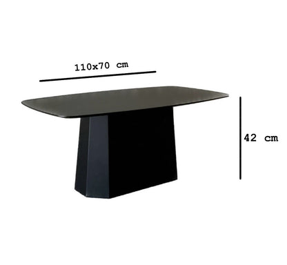 Τραπεζάκι Σαλονιού Μαύρο 100 x 54 x 42 εκ GR313RTX1107
