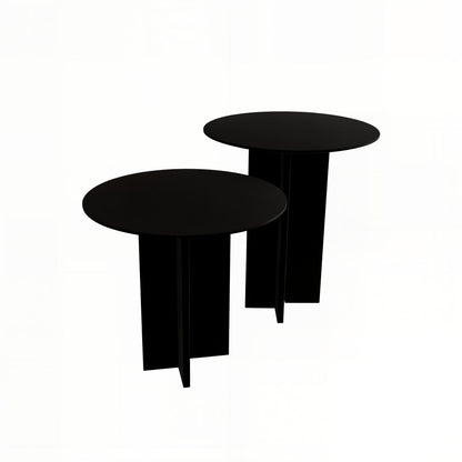 Τραπεζάκι Σαλονιού Set Μαύρο 40 x 40 x 45 εκ GR313RTX1140