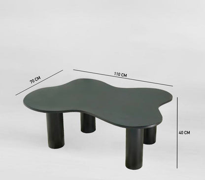 Τραπεζάκι Σαλονιού Μαύρο 110 x 70 x 40 εκ GR313RTX1151