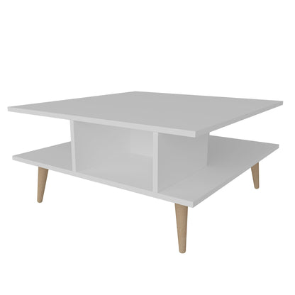 Τραπεζάκι Σαλονιού Λευκό 89 x 89 x 44 εκ GR322RTC1209