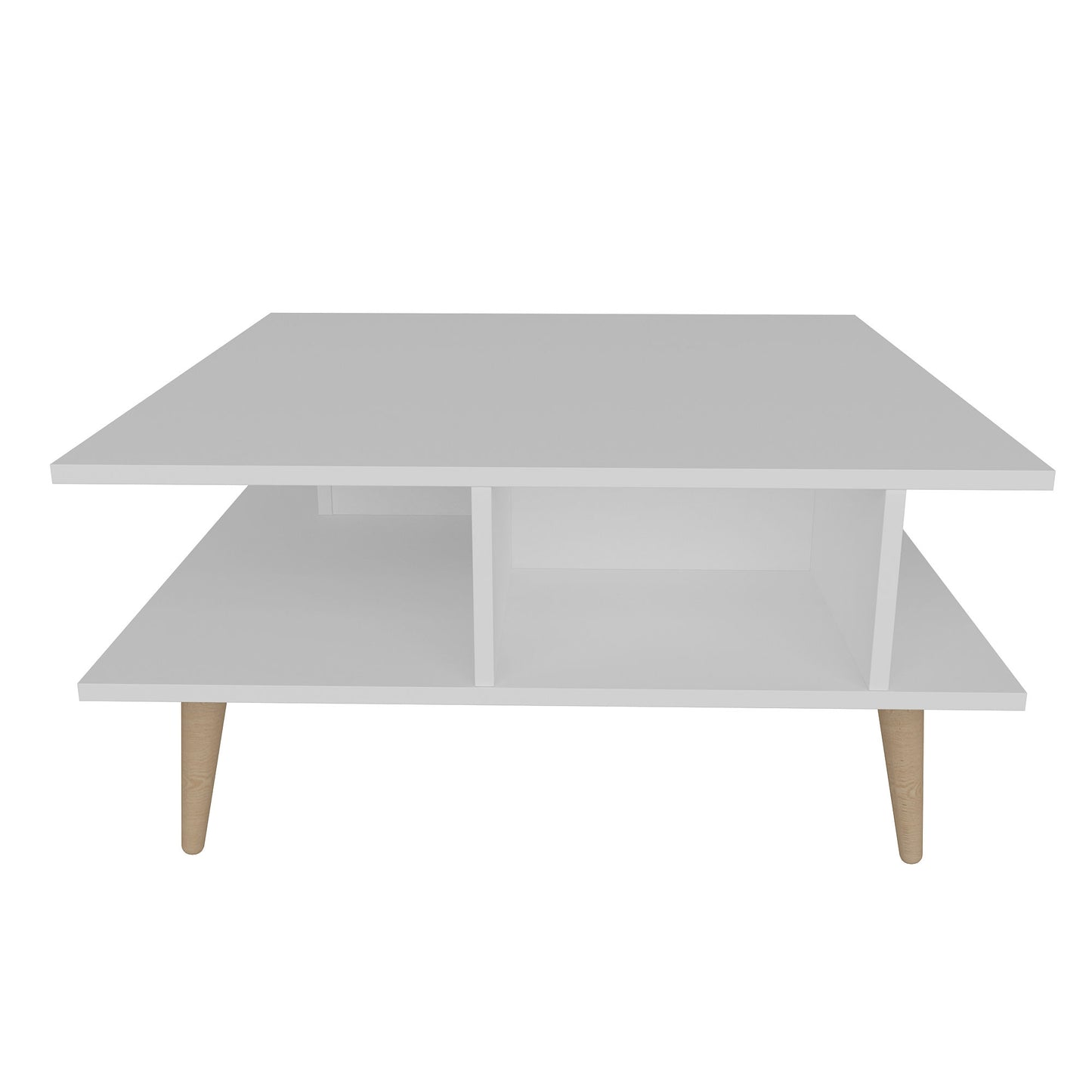 Τραπεζάκι Σαλονιού Λευκό 89 x 89 x 44 εκ GR322RTC1209
