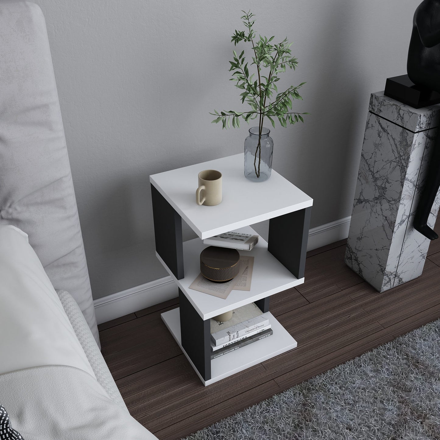 Κομοδίνο Βοηθητικό Τραπεζάκι 35x38x14,5 εκ. | 322RTC1634