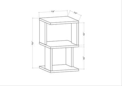 Κομοδίνο Βοηθητικό Τραπεζάκι 35x38x14,5 εκ. | 322RTC1634