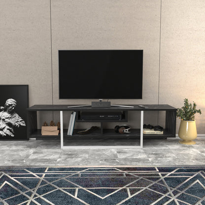 Έπιπλο Τηλεόρασης TV Βάση Σύνθεση Μαύρο Λευκό | 322RTC2109