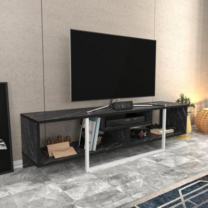 Έπιπλο Τηλεόρασης TV Βάση Σύνθεση Μαύρο Λευκό | 322RTC2109
