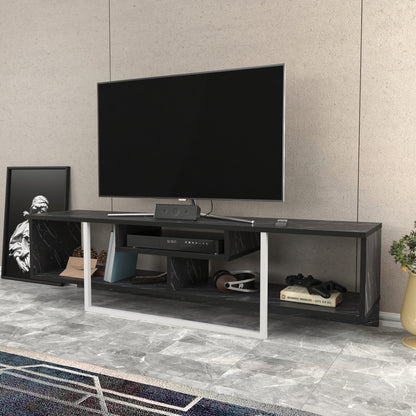 Έπιπλο Τηλεόρασης TV Βάση Σύνθεση Μαύρο Λευκό | 322RTC2109