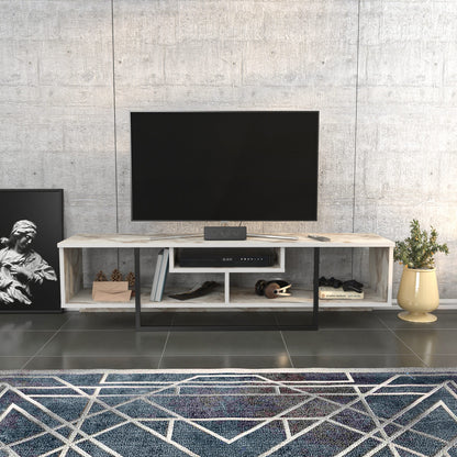 Έπιπλο Τηλεόρασης TV Βάση Σύνθεση Μαύρο Λευκό | 322RTC2110