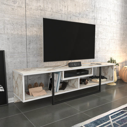 Έπιπλο Τηλεόρασης TV Βάση Σύνθεση Μαύρο Λευκό | 322RTC2110