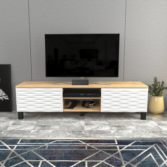 Έπιπλο Τηλεόρασης TV Βάση Σύνθεση Sapphire Λευκό | 322RTC2152