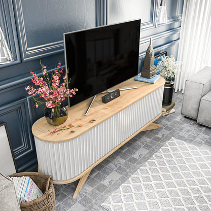 Έπιπλο Τηλεόρασης TV Βάση Σύνθεση Sapphire Λευκό | 322RTC2184