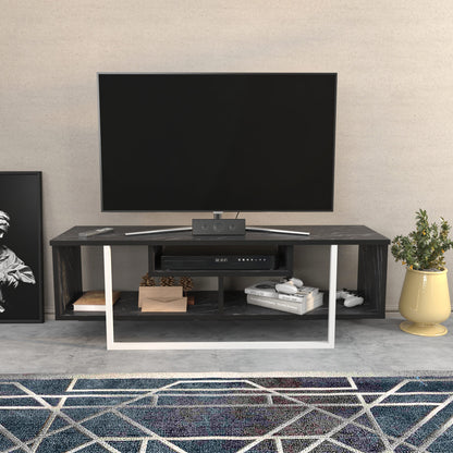 Έπιπλο Τηλεόρασης TV Βάση Σύνθεση Μαύρο Λευκό | 322RTC2188