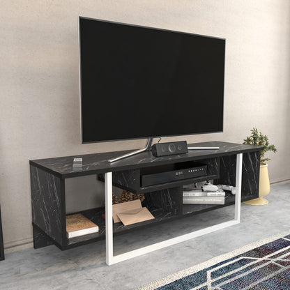 Έπιπλο Τηλεόρασης TV Βάση Σύνθεση Μαύρο Λευκό | 322RTC2188