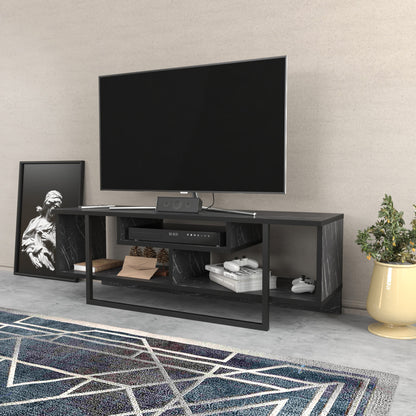 Έπιπλο Τηλεόρασης TV Βάση Σύνθεση Μαύρο | 322RTC2189