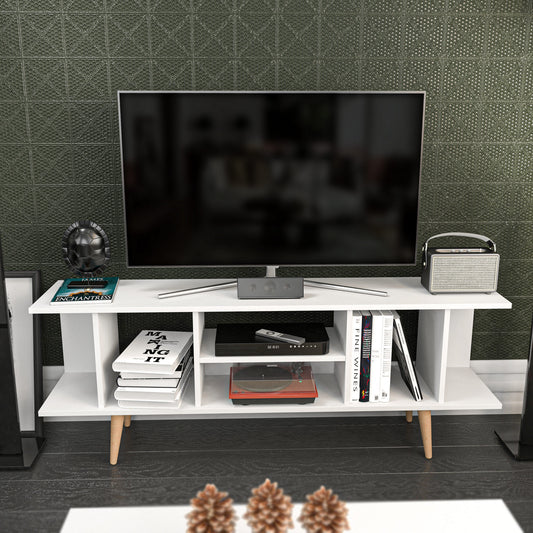 Έπιπλο Τηλεόρασης TV Βάση Σύνθεση Λευκό | 322RTC2198