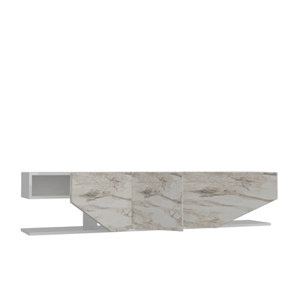 Έπιπλο Τηλεόρασης TV Βάση Σύνθεση Λευκό Marble | 322RTC2448