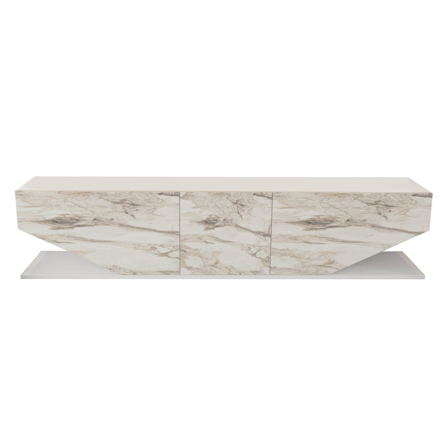 Έπιπλο Τηλεόρασης TV Βάση Σύνθεση Λευκό Marble | 322RTC2448