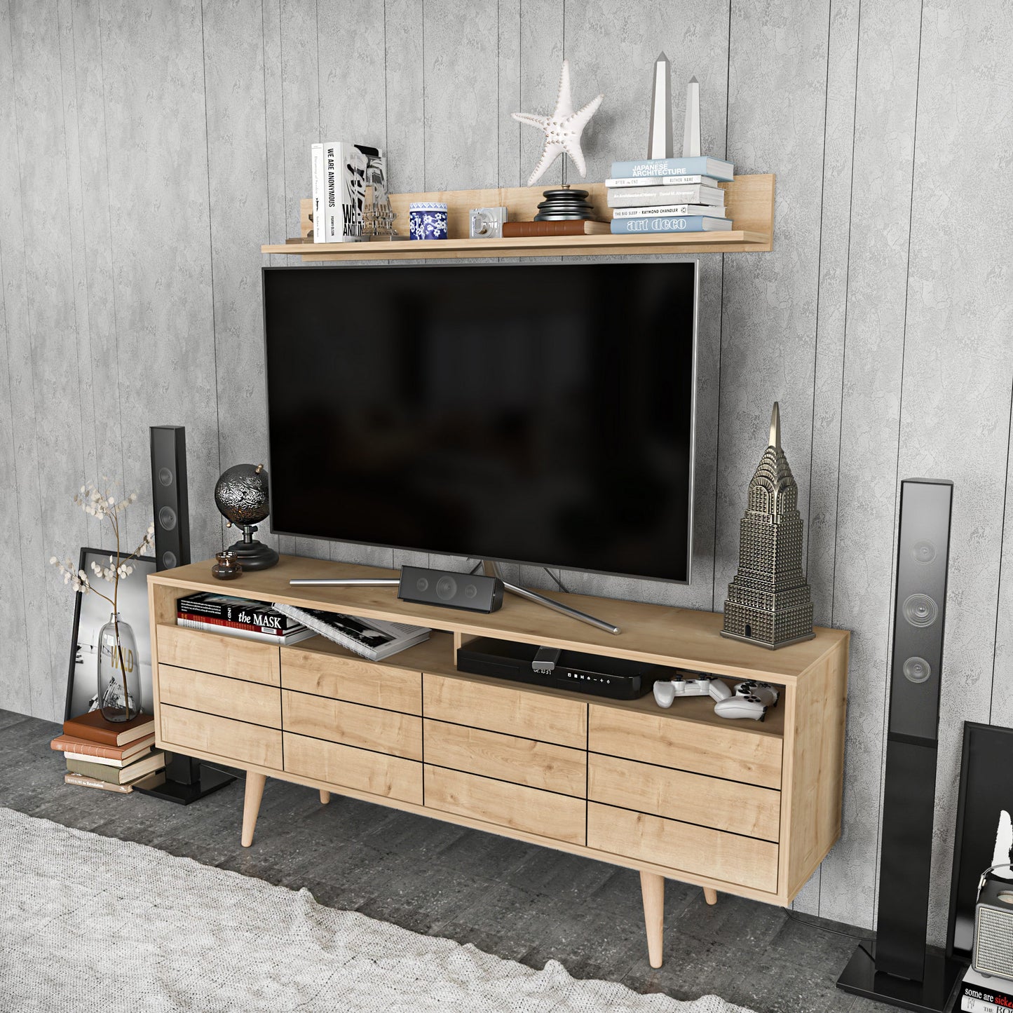 Έπιπλο Τηλεόρασης TV Βάση Σύνθεση Sapphire | 322RTC2450