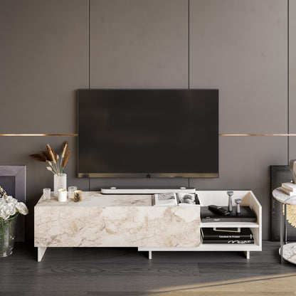 Έπιπλο Τηλεόρασης TV Βάση Σύνθεση Λευκό | 322RTC2452