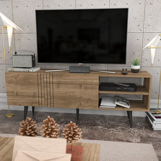 Έπιπλο Τηλεόρασης TV Βάση Σύνθεση Καρυδί | 322RTC2456