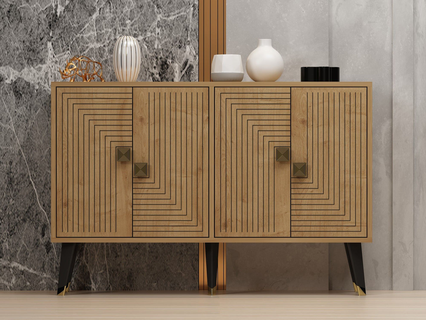 Μπουφές Sapphire Δρυς
Χρυσό 120x30x80cm | 327ODS1224