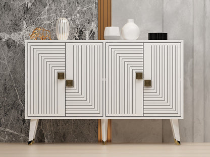 Μπουφές Λευκό
Χρυσό 120x30x80cm | 327ODS1225