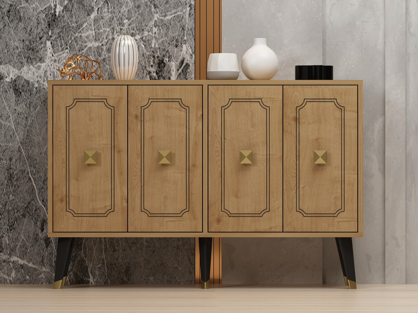 Μπουφές Sapphire Δρυς
Χρυσό 120x30x80cm | 327ODS1228
