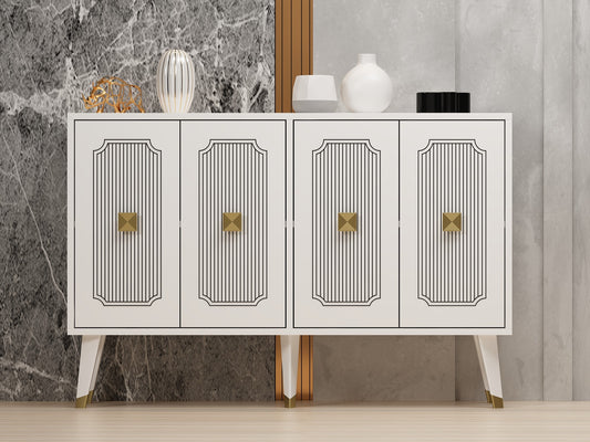 Μπουφές Λευκό
Χρυσό 120x30x80cm | 327ODS1231