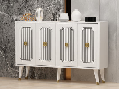 Μπουφές Λευκό
Χρυσό 120x30x80cm | 327ODS1231