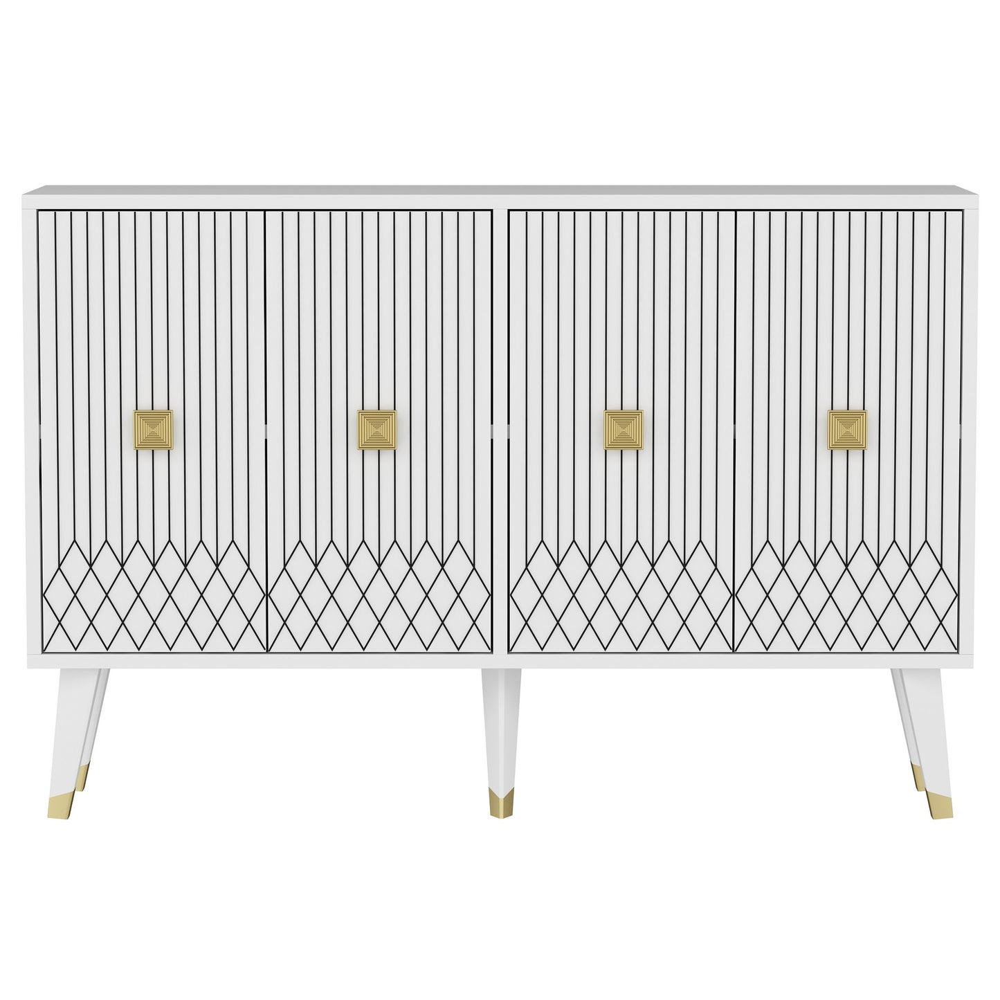 Μπουφές Λευκό
Χρυσό 120x30x80cm | 327ODS1235