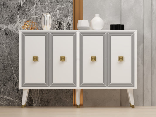 Μπουφές Λευκό
Χρυσό 120x30x80cm | 327ODS1237