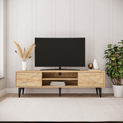 Έπιπλο Τηλεόρασης TV Βάση Σύνθεση Sapphire Δρυς | 327ODS1259