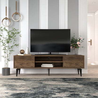 Έπιπλο Τηλεόρασης TV Βάση Σύνθεση Καρυδί | 327ODS1260