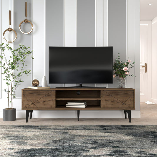 Έπιπλο Τηλεόρασης TV Βάση Σύνθεση Καρυδί | 327ODS1260