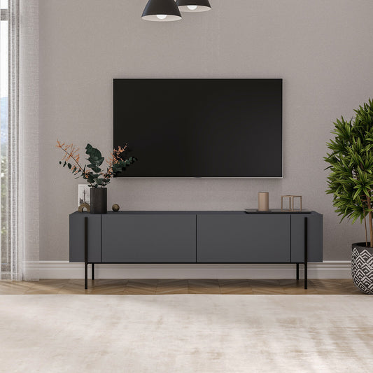Έπιπλο Τηλεόρασης TV Βάση Σύνθεση Ανθρακί | 327ODS1269