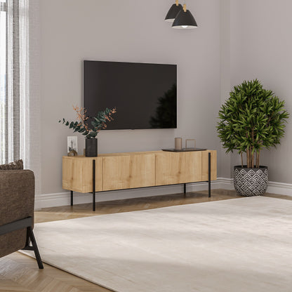 Έπιπλο Τηλεόρασης TV Βάση Σύνθεση Sapphire Δρυς | 327ODS1271